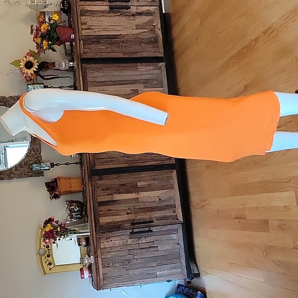 A. L. C. Orange Emily Dress View 6